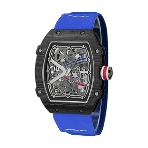 <span class=keywords><strong>Reloj</strong></span> de Pulsera Deportivo para Hombre, Ultrafino, de Fibra de Carbono, con Cristal de Zafiro, Correa de Nailon, Movimiento de Cuarzo Japonés Modificado - Product Image 1