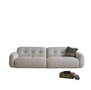 <span class=keywords><strong>Muebles</strong></span> Suaves, Sofá Moderno de Lujo, Color Crema, Elegante Juego de Sofás, Sofá de Chenilla y Terciopelo Asequible para Villa y Hotel - Product Image 5