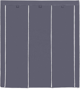 Armoire pliable en tissu non tissé avec 2 tringles de suspension, placard portable pour vêtements - Product Image 5