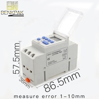 Commutateur de minuterie numérique programmable de 7 jours relais THC15A hebdomadaire électronique avec 16A Max. Courant