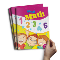 Livre personnalisé de haute qualité impression préscolaire éducatif enfants activité cahier d'exercices cahier d'exercices