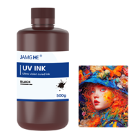 Tinta UV Jamg He CMYKWV Warna Cerah Kompatibel dengan Print Head Epson, Ricoh