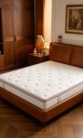 Protège-matelas personnalisé en gros pour hôtel ou maison – Surmatelas en mousse à mémoire de forme massante, tailles King, Queen, Double