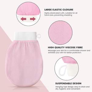 Guante de Baño Exfoliante Natural y Suave, 100% Seda Cruda Ecológica, para Rostro y Cuerpo, con Color y Tamaño Personalizables - Product Image 5