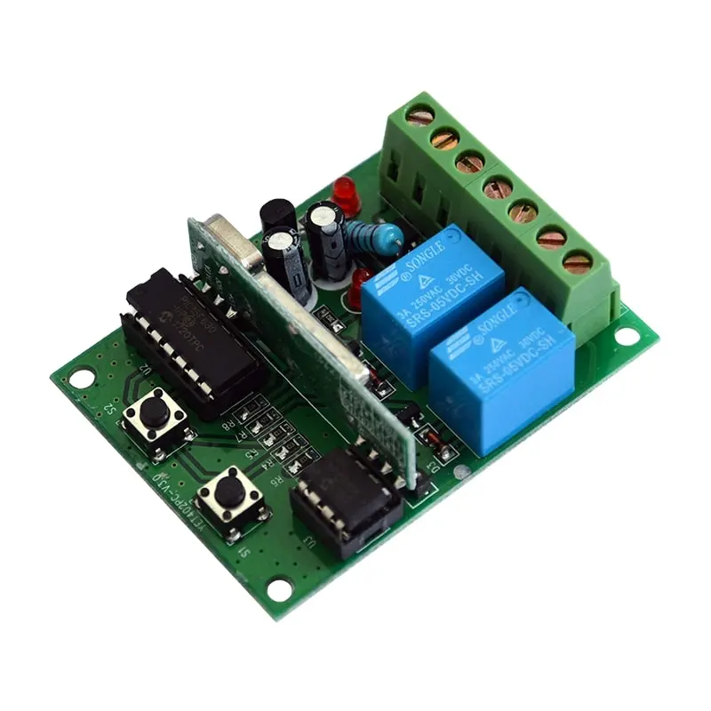 YET402PC-V3.0 433 Mhz универсальный беспроводной пульт дистанционного управления Переключатель AC12 24v 2CH