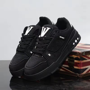 Zapatillas Casuales de Diseñador de Alta Calidad, con Logotipo Personalizable, de Cuero Genuino, con Cordones o Sin Cordones, para Caminar y Correr, para Hombre y Mujer - Product Image 4