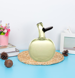 Vaso di vetro personalizzato in stile nordico all'ingrosso per soggiorno vaso di vetro a forma di mela - Product Image 2