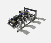 Machine à changer les pneus, cadre en acier, 4 pédales, valve pneumatique et commande par interrupteur, par pneu