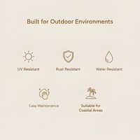 Cama Solar Moderna para Jardín, Patio, Terraza, Hotel o Villa, de Aluminio y Mimbre Sintético, Resistente a los Rayos UV, para Exteriores