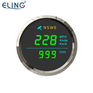Compteur de vitesse numérique universel ELING 52mm (2 '') jauge GPS 0-999 km/h nœuds <span class=keywords><strong>MPH</strong></span> avec parcours sur sol 12V 24V pour - Product Image 2
