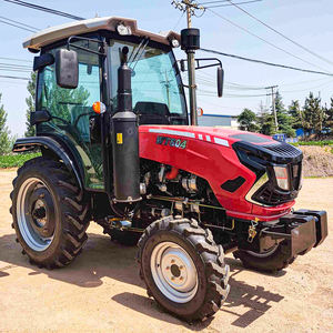Precio de fábrica al por mayor 60hp Maquinaria agrícola Mini Tractor con cabina Tractor agrícola de 4 ruedas - Product Image 1