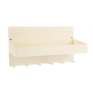 Étagère de rangement magnétique en métal noir de qualité supérieure, antirouille, pour réfrigérateur, avec 5 crochets robustes, vente en gros - Product Image 1