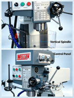 WELLON ZX7550C Fraisage et perçage haute précision avec certification CE pour le traitement des moules