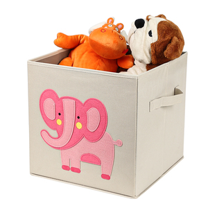 Hộp Đựng Đồ Trang Trí Có Tay Cầm, Dành Cho Trẻ Em, In Hình Động Vật, Có Thể Gấp Lại, Dành Cho Trẻ Em - Product Image 1