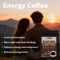 OEM/ODM Poudre de café énergétique à la maca entièrement naturelle pour adultes, améliore les fesses et booste l'énergie et la vitalité pour des fesses plus volumineuses