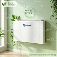 Unités de ventilation murales refroidies par eau 3,6 kW, silencieuses (25 dB), esthétiques, 220-240 V 50 Hz pour projets résidentiels et commerciaux en Asie