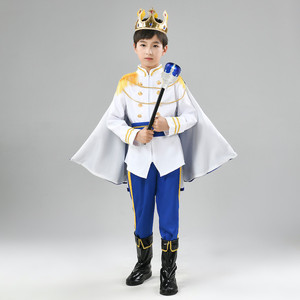 Disfraz de Halloween para Niños, Disfraz de Rey Príncipe <span class=keywords><strong>Charlie</strong></span>, Disfraz para Representaciones Escénicas, Traje para Juegos de Rol - Product Image 2