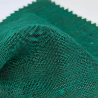 Tissu en toile tissée 50% chanvre 50% lin 124 GSM Largeur 54/55" Textile coloré écologique respirant pour chemise, robe, manteau, gilet, jupe, vêtements