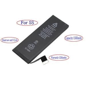 Batería de Repuesto i5S de 1560mAh para iPhone 5S, Pieza Interna, 0 Ciclos, CE, RoHS, Venta al Por Mayor, Alta Calidad - Product Image 4
