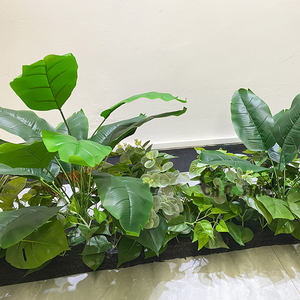 Cây cỏ nhân tạo màu xanh lá cây Mô phỏng cây nhựa thân thiện với môi trường Sắp xếp trang trí bằng nhựa thân thiện với môi trường 130cm để sử dụng trong tiệc cưới tại nhà - Product Image 5