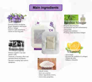 Parches para Pies Revitalizantes Energéticos, Calmantes para el Cuerpo y la Mente, Limpian Profundamente los Pies, Permiten Dormir Tranquilamente Durante Toda la Noche - Product Image 4