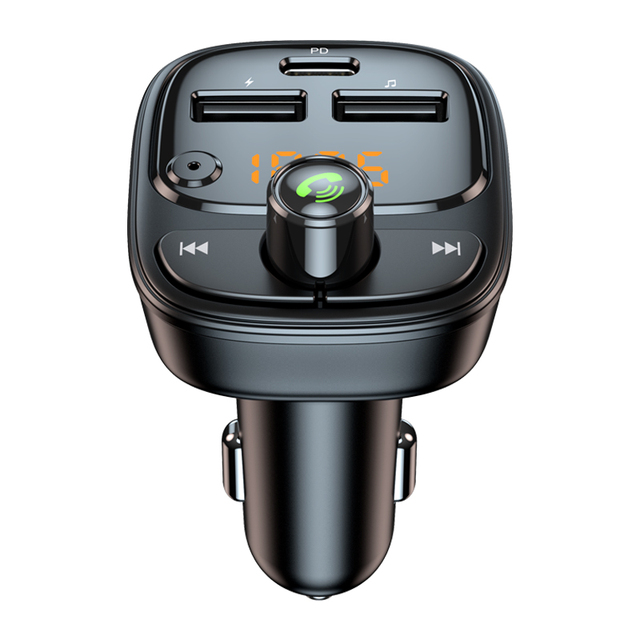 Car MP3 Player with 5V 2 USB Wireless FM Transmitter BT 5.1 PD24W Charger Music Player for Vehicles