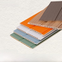 Panneaux muraux en bois écologique pour balcons, plafonds, panneaux muraux extérieurs pour jardins d'enfants, panneaux muraux pour sauna