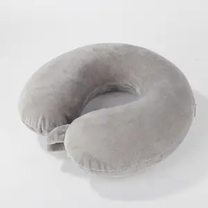 Customization Portable Slow Rebound Memory Foam U-shaped Pillow Ergonomic Breathable Soft Neck Warp Support Travel Pillow