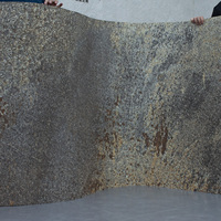 Revêtement mural fin en pierre flexible et imperméable pour table de salle à manger - Léger et ignifuge - Style moderne pour café