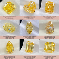 Diamant jaune fantaisie de laboratoire taille radiant allongé en or jaune 18 carats, bijoux fins personnalisés, pierre précieuse unisexe pour bague
