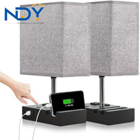 USB Moderne Salon Veilleuses Chambre Led Lampe De Chevet Lampe De Chevet Éclairage Intérieur Lampe De Bureau Led Avec Ampoules