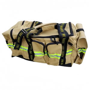 Muestra gratuita Esta bolsa para equipo de bombero es impermeable, versátil, portátil y tiene un bolsillo frontal con ribete reflectante. - Product Image 5
