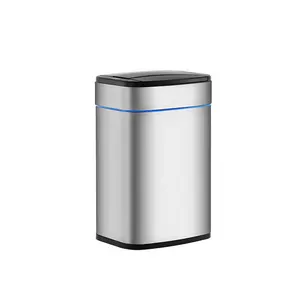 Modern Design Square Intelligent Compactor Sensor Rubbish Bin Caninfrared Sensor Trash Can