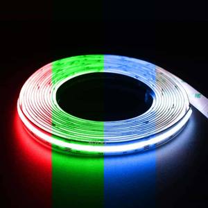 Tira de Luz LED COB RGBW de 5 Metros/rollo, 890leds/m, DC24V, PCB de 12MM, IP20, Control Remoto - Product Image 3