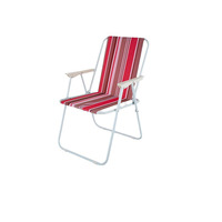 Chaise pliante de camping moderne en aluminium, mobilier d'extérieur portable pour la pêche et la plage, vente en gros