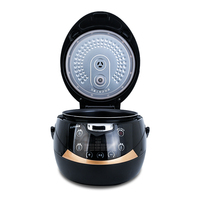 Machine à Boba Commerciale Antiadhésive 5L, Cuiseur Intelligent de Tapioca 900W 110V/220V pour Salon de Thé aux Perles