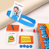 Hızlı soru oyunu aile gece oyunları-Headbands plastik malzeme Juego De Mesa ile resim kartları tahmin edin