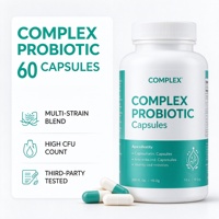 Capsule Probiotique Complexe OEM ODM Marque Privée Vente en Gros Mélange Prébiotique de Haute Qualité pour l'Équilibre Digestif et les Compléments Alimentaires