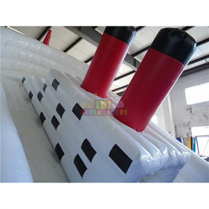 Inflable al aire libre con dos toboganes Niños Big Inflable Bounce Slide Inflable <span class=keywords><strong>Titanic</strong></span> Slide para la venta - Product Image 3