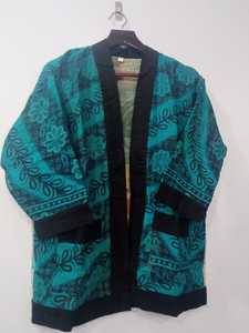 Abrigo de algodón de Invierno para mujer Chaqueta acolchada con bordado floral Chaqueta acolchada a mano de doble cara transpirable y reversible - Product Image 6