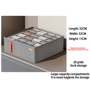 Organisateur de <span class=keywords><strong>rangement</strong></span> pliable à un niveau pour sous-vêtements, idéal pour les voyages et la maison – Compartiments pour chaussettes, soutiens-gorge et caleçons – Le compagnon idéal pour un <span class=keywords><strong>rangement</strong></span> efficace - Product Image 2