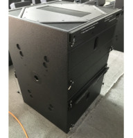 Subwoofer passif portable Boutum Sound Factory 650W 18 pouces, enceinte en contreplaqué de bouleau, connectivité XLR, appairage stéréo