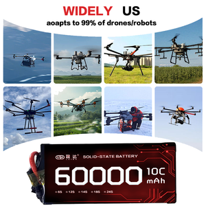 ドローンおよびVtol固定翼用の長時間60000mah 10C 88.8V 24Sドローンバッテリー半ソリッドステートバッテリー - Product Image 3