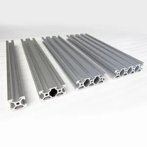 Most popular 6063 T5 led aluminium extrusion 2020 2040 2080 aluminium profile supplier for linear rail 3D printer