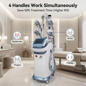 Máquina Profesional de Criolipólisis 360 para Uso en Salón y Hogar, Diseño Vertical de Metal para Glúteos, Brazos y Abdomen - Product Image 1