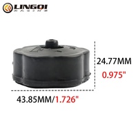 LINGQI Racing Couvercle de réservoir de carburant en plastique 40mm Couvercle de réservoir de carburant pour Dirt Pit Bike ATV Quad Off Road Vehicle Spare Parts