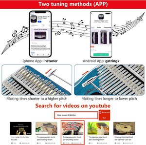 Kalimba 2026, Piano de Pulgar de 17 Teclas, <span class=keywords><strong>Mbira</strong></span> Portátil, Logotipo Personalizado Gratuito, para Niños y Adultos Principiantes - Product Image 5