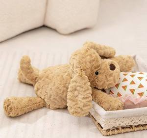 Peluche Animale Divertente Transfrontaliero: Gatto Arancione, Cucciolo, Volpe, Elefante, Agnello in Cotone PP Super Morbido e Pesante, Calmante per Bambini - Product Image 1