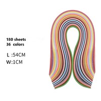 Bandes de papier quilling Beckon OEM 80gsm 120gsm, couleur arc-en-ciel, largeur 5mm, longueur 39cm, pour la création de cartes, le scrapbooking et les décorations