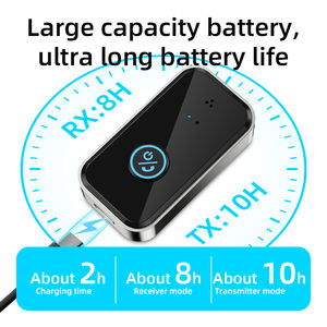 <span class=keywords><strong>Kit</strong></span> <span class=keywords><strong>voiture</strong></span> BT avec logo personnalisé, nouveau design, <span class=keywords><strong>musique</strong></span> portable, récepteur audio stéréo sans fil, émetteur-récepteur BT 5.3 pour téléphone - Product Image 4